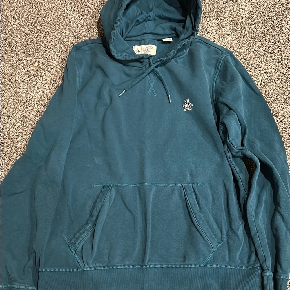Original Penguin Blue Sweatshirt Hoodie